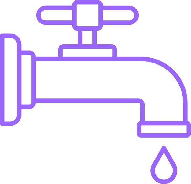 Estilo del icono del grifo de diseño vectorial