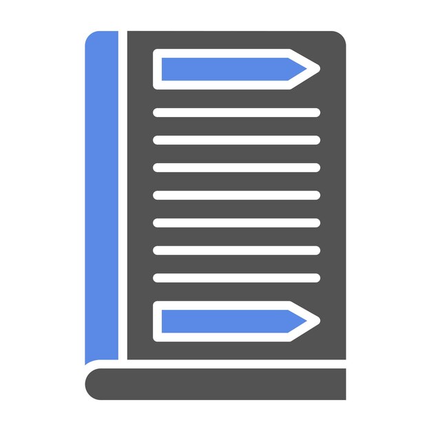 Estilo del icono de la guía de diseño vectorial