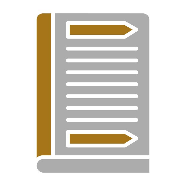 Estilo del icono de la guía de diseño vectorial