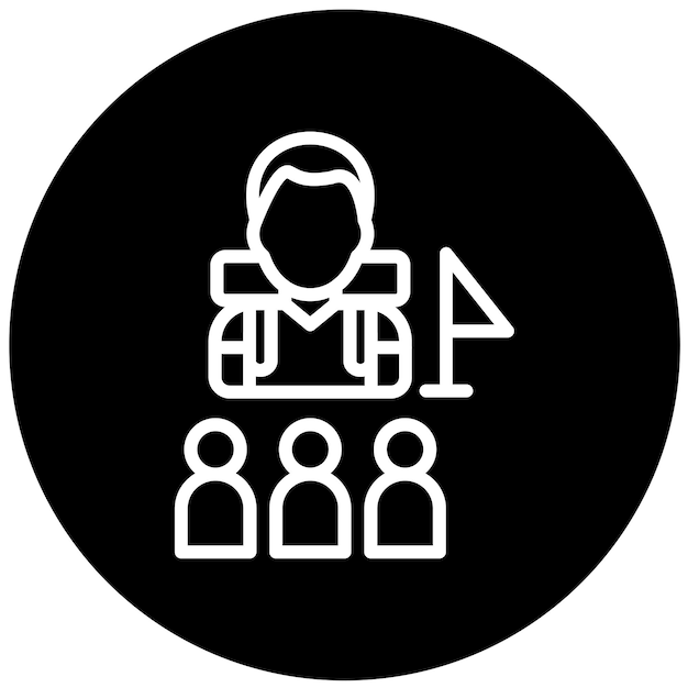 Estilo de icono guiado por diseño vectorial