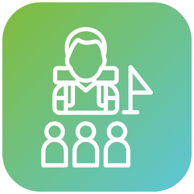 Estilo de icono guiado por diseño vectorial