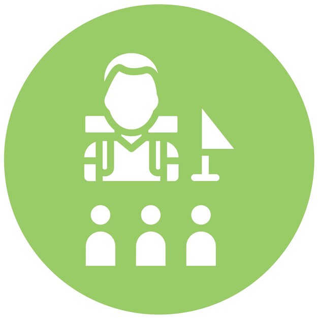 Estilo de icono guiado por diseño vectorial