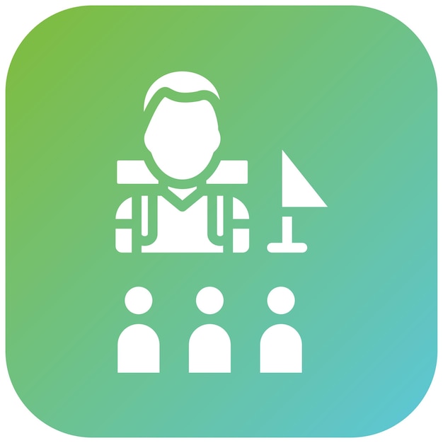 Estilo de icono guiado por diseño vectorial