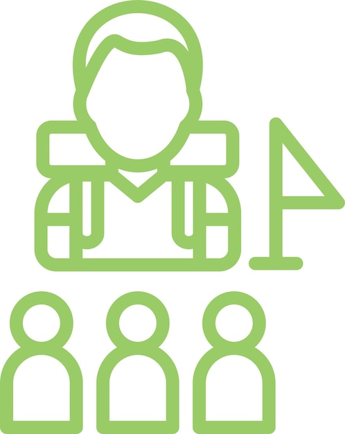 Estilo de icono guiado por diseño vectorial