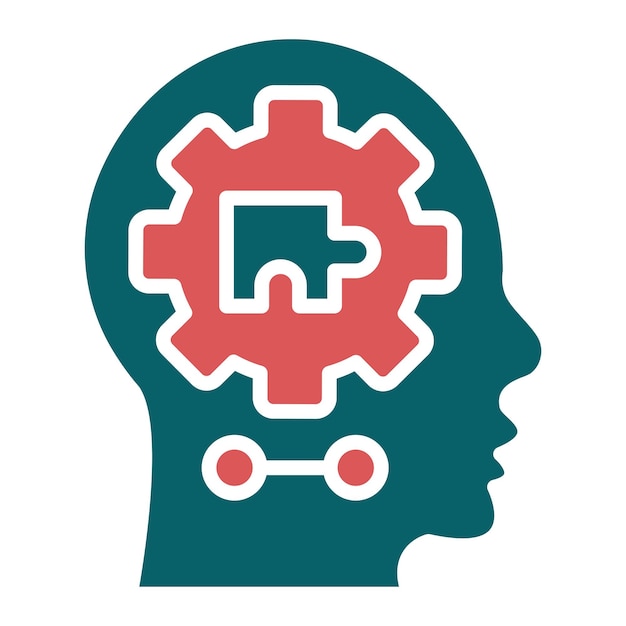 Estilo del icono de la habilidad de diseño vectorial