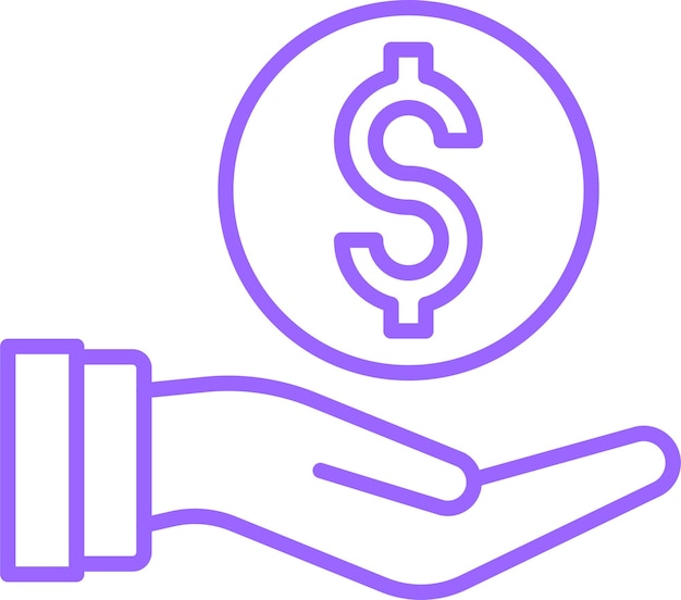 Estilo del icono de habilitación de ventas de diseño vectorial