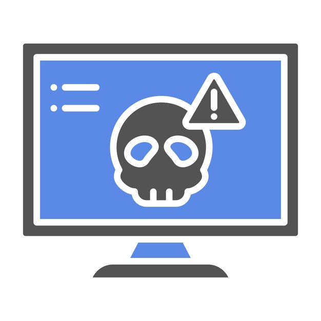 Estilo de icono hackeado por computadora