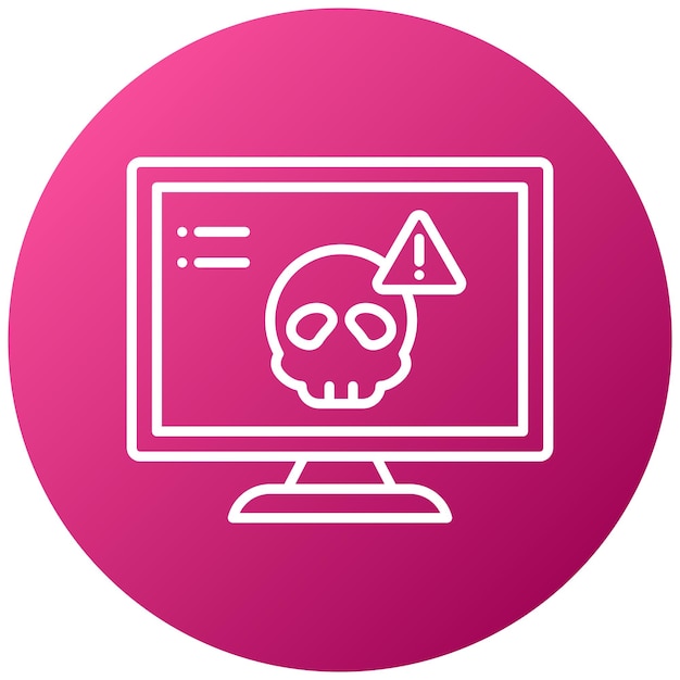 Estilo de icono hackeado por computadora