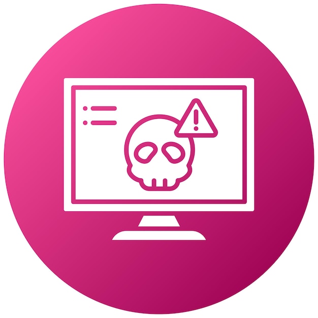 Estilo de icono hackeado por computadora