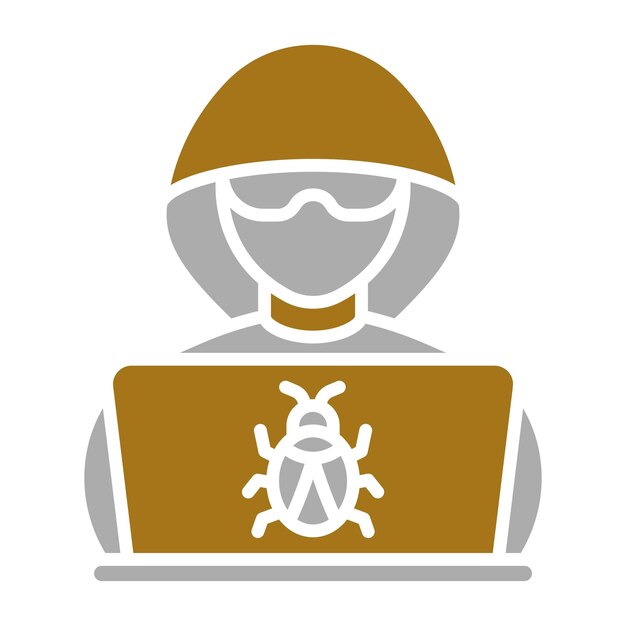 Estilo del icono del hacker