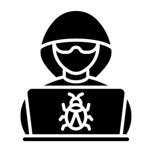 Estilo del icono del hacker