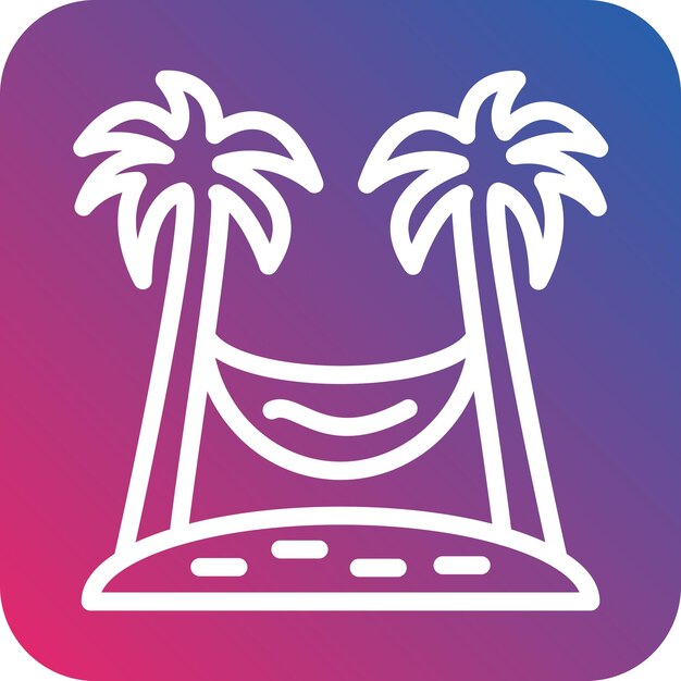 Estilo del icono de la hamaca