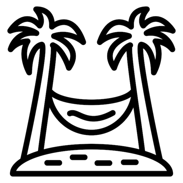 Estilo del icono de la hamaca