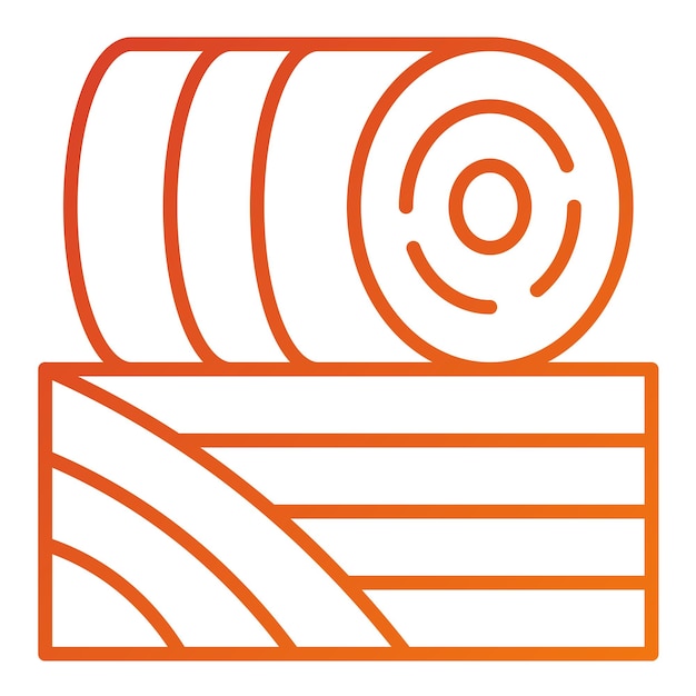 Estilo del icono de Hay Bale