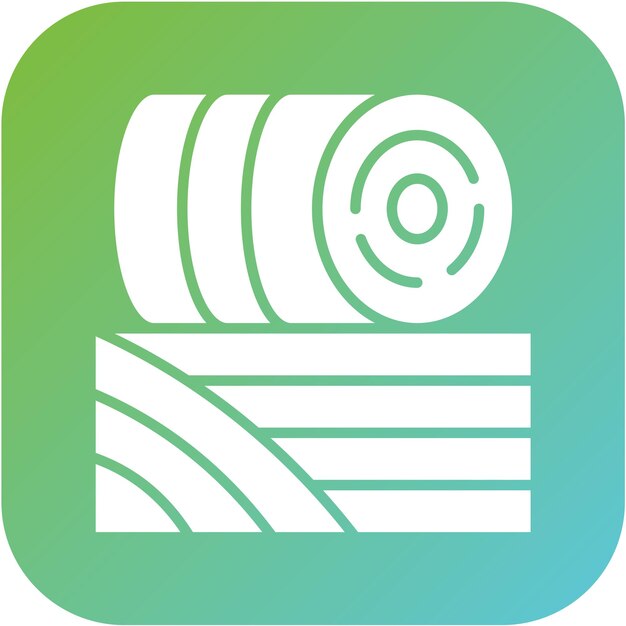 Estilo del icono de Hay Bale