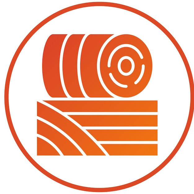 Estilo del icono de Hay Bale