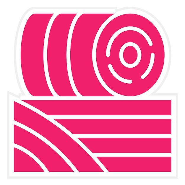 Estilo del icono de Hay Bale