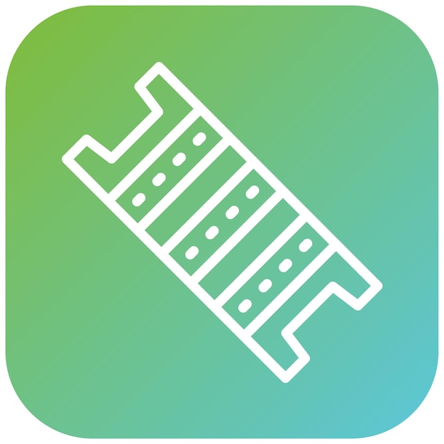 Estilo del icono del haz de diseño vectorial