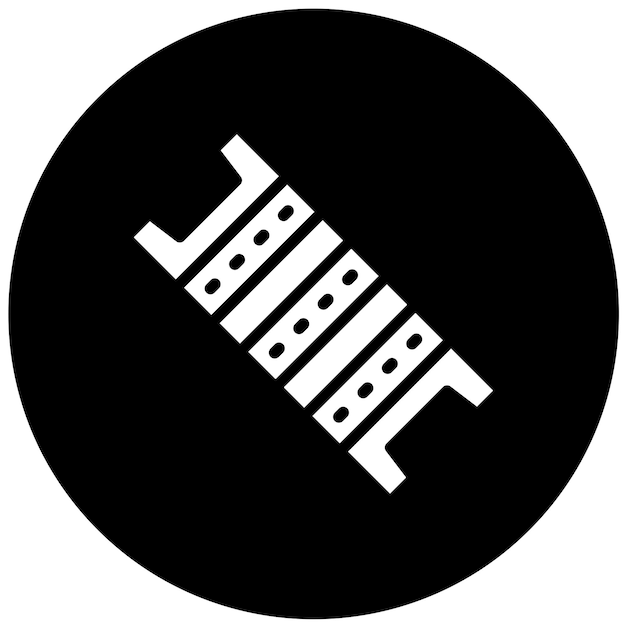Estilo del icono del haz de diseño vectorial