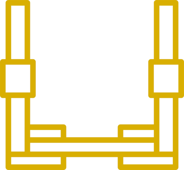 Estilo del icono del haz de diseño vectorial