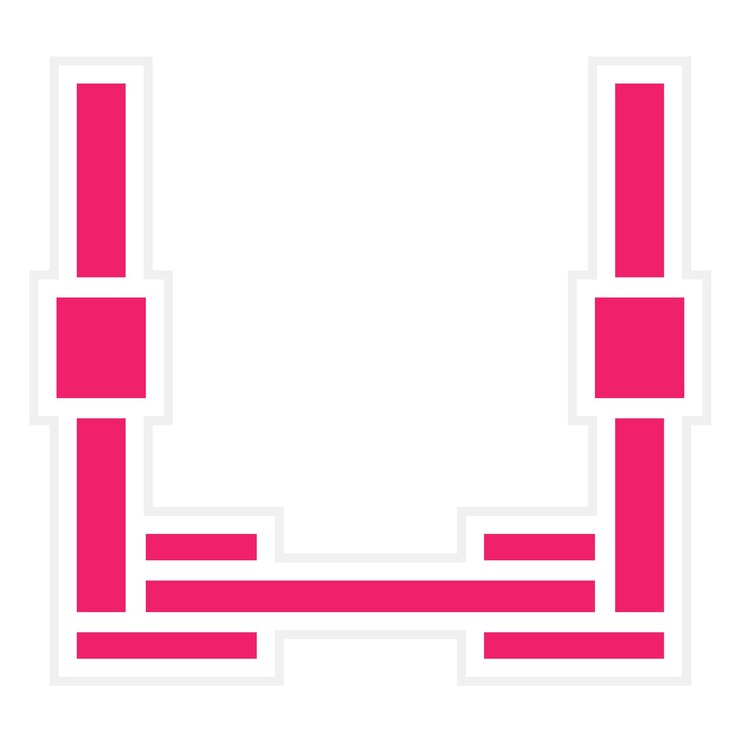 Vector estilo del icono del haz de diseño vectorial