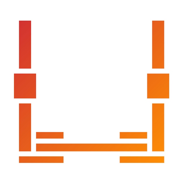 Estilo del icono del haz de diseño vectorial