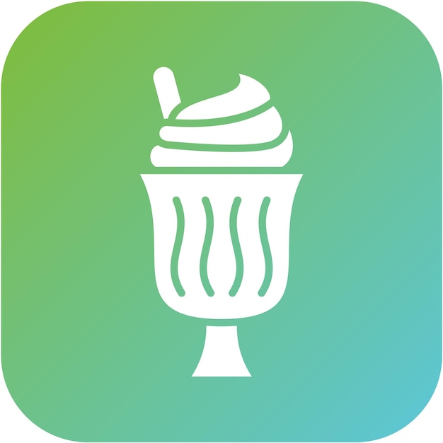 Estilo del icono del helado
