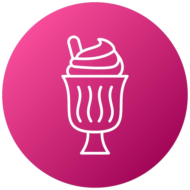 Estilo del icono del helado