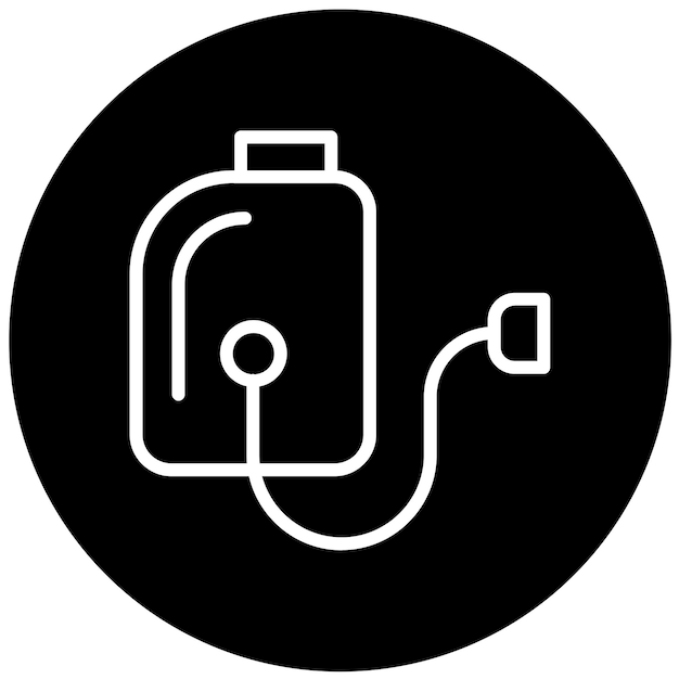 Estilo de icono de herbicida de diseño vectorial