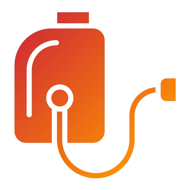 Estilo de icono de herbicida de diseño vectorial
