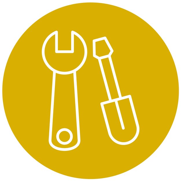 Estilo del icono de la herramienta de diseño vectorial