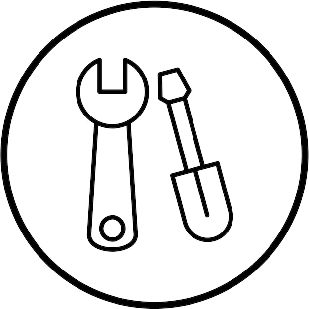 Estilo del icono de la herramienta de diseño vectorial