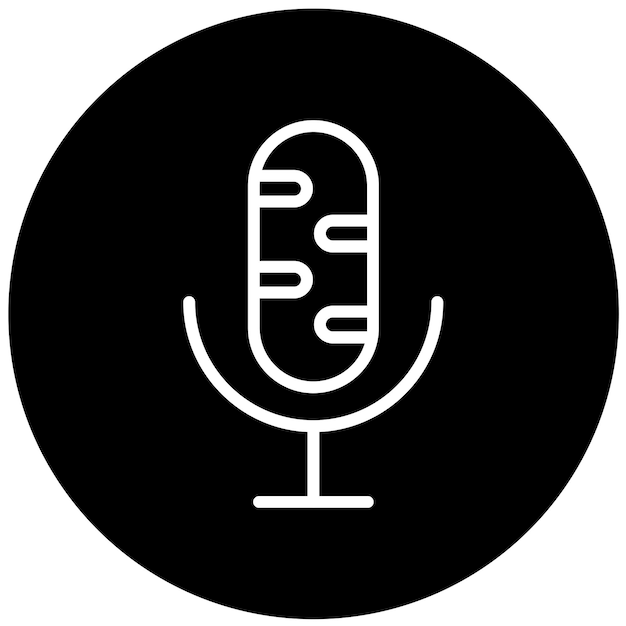 Estilo del icono de la herramienta de grabación de diseño vectorial