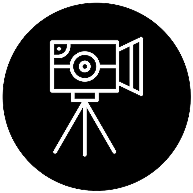 Estilo del icono de la herramienta de grabación de diseño vectorial