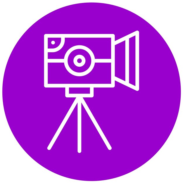 Estilo del icono de la herramienta de grabación de diseño vectorial