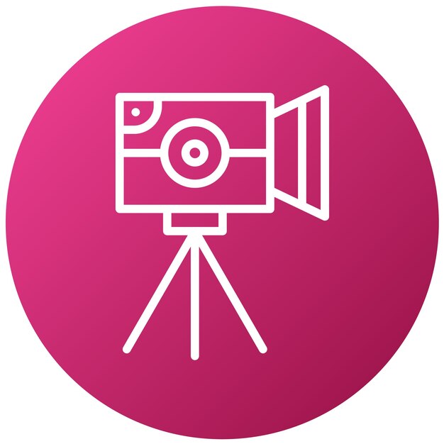 Estilo del icono de la herramienta de grabación de diseño vectorial