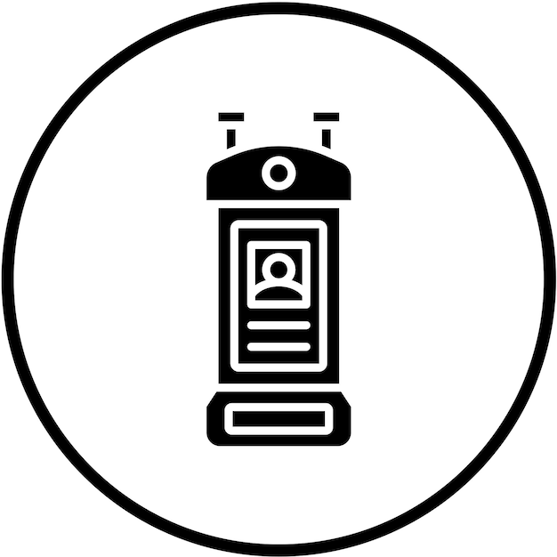 Estilo del icono de hibernación del diseño vectorial