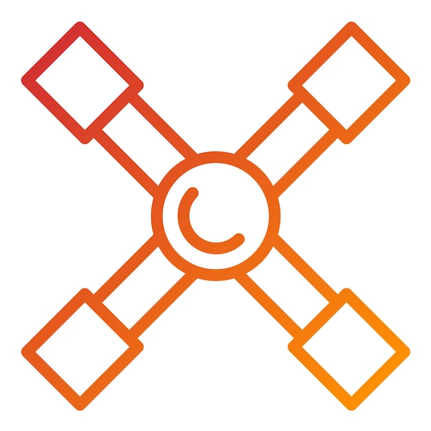 Estilo del icono de hierro del neumático de diseño vectorial