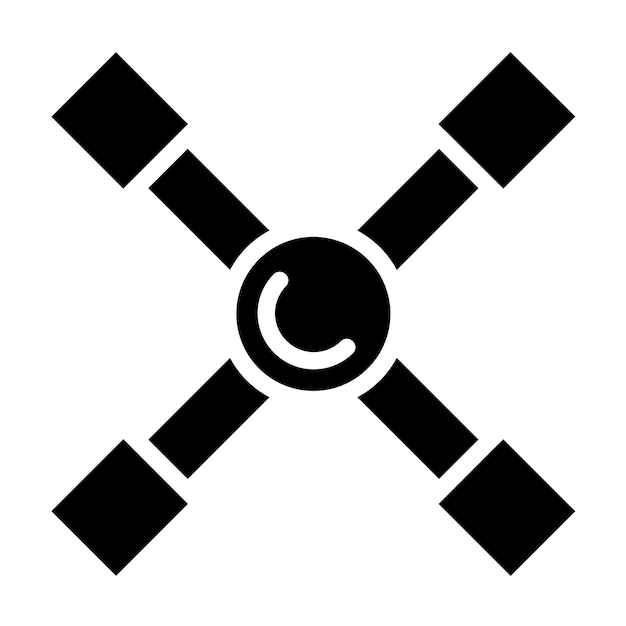 Estilo del icono de hierro del neumático de diseño vectorial