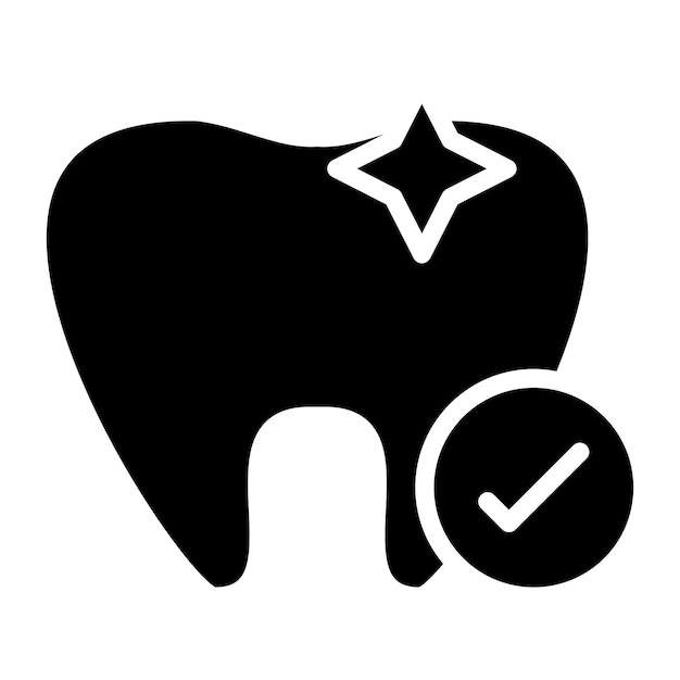 Estilo del icono de higiene dental