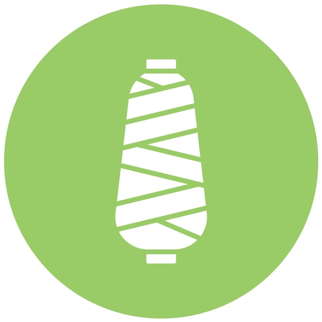 Estilo del icono del hilo de diseño vectorial