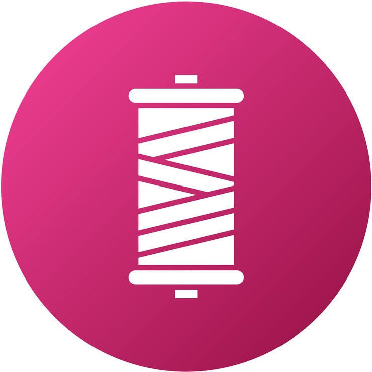 Vector estilo del icono del hilo de diseño vectorial