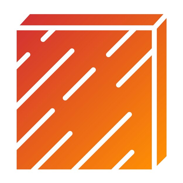 Estilo de icono de hoja de metal de diseño vectorial