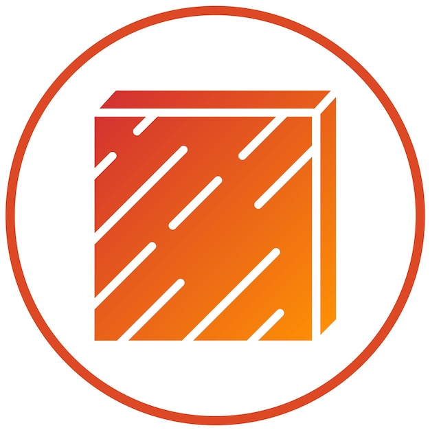 Estilo de icono de hoja de metal de diseño vectorial