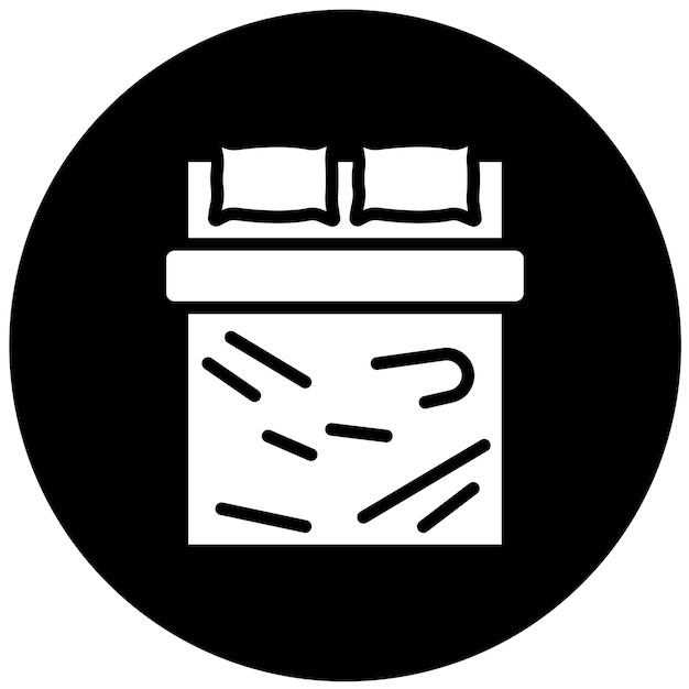 Estilo del icono de las hojas de algodón de diseño vectorial