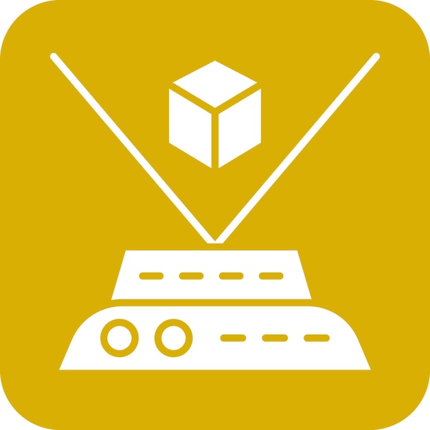 Estilo de icono holográfico de diseño vectorial