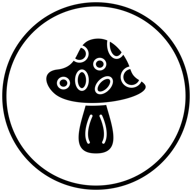Estilo del icono del hongo