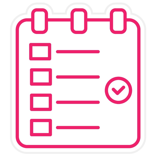 Estilo del icono del horario de diseño vectorial