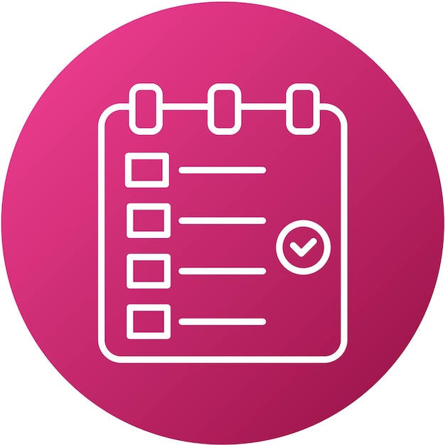 Estilo del icono del horario de diseño vectorial