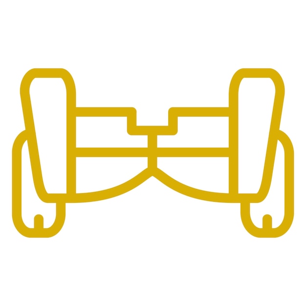Estilo del icono del hoverboard